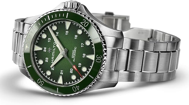 Amazon.co.jp: [ハミルトン]HAMILTON 腕時計 正規保証 カーキ ネイビー